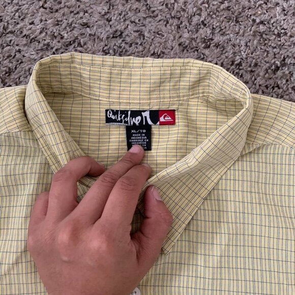 Quicksilver checkered button up shirt - Picture 5 of 7
